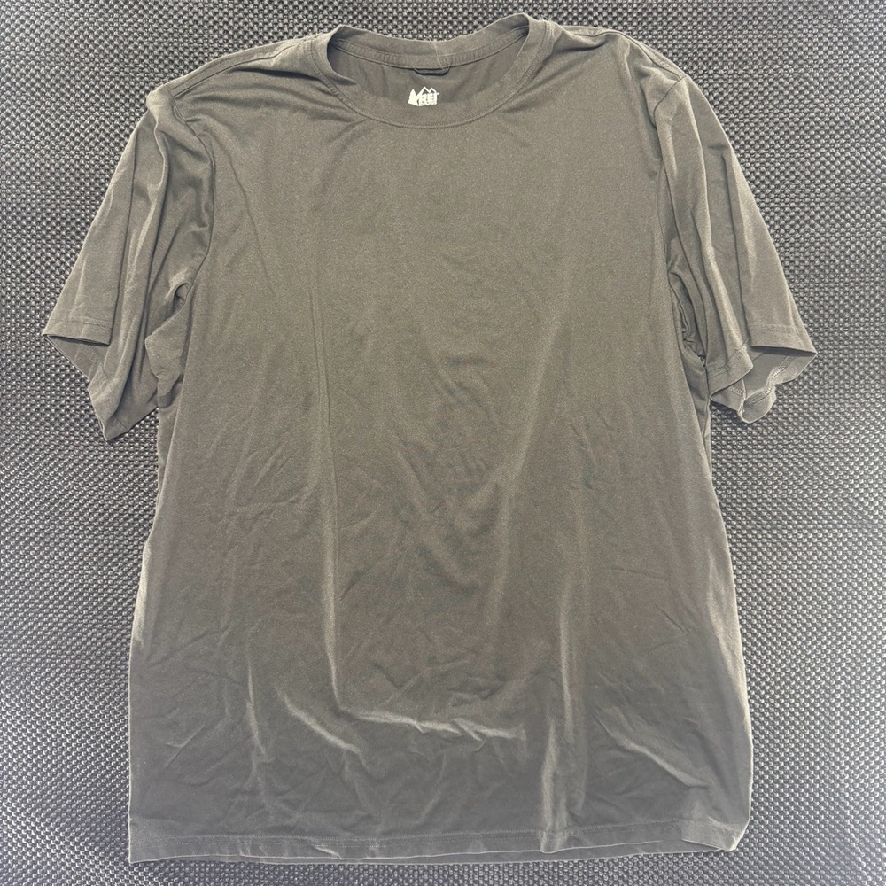 REI Men's Black Short Sleeve Crew Tee